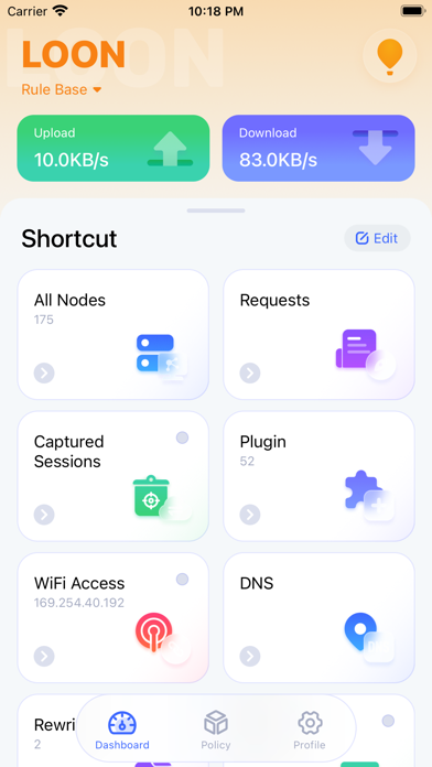 Loon App Store 官方 Dashboard 截图