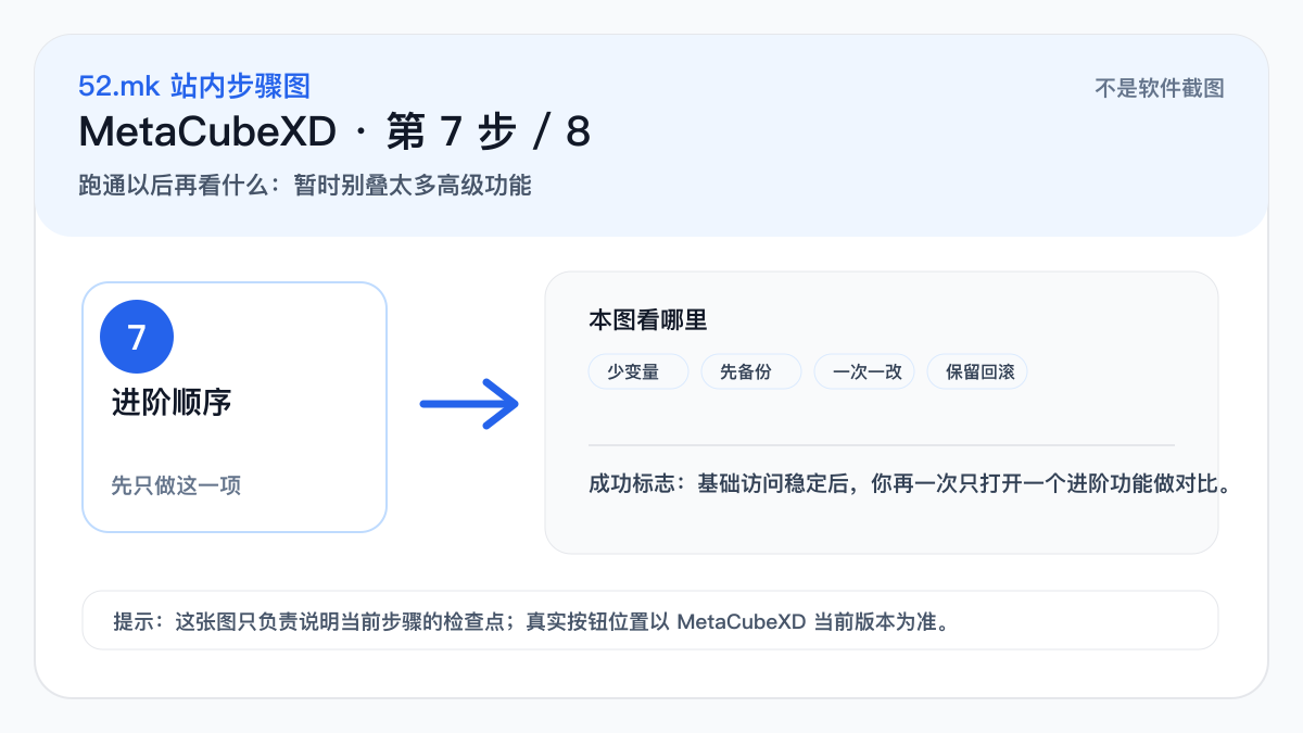 MetaCubeXD 后续处理示意图